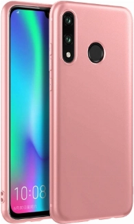 Samsung Galaxy M30 Kılıf İnce Soft Mat Renkli Esnek Silikon Kapak - Rose Gold