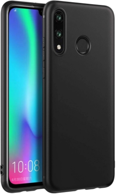 Samsung Galaxy M30 Kılıf İnce Soft Mat Renkli Esnek Silikon Kapak - Siyah