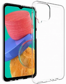 Samsung Galaxy M33 5G Kılıf Kamera Korumalı Esnek Silikon Kapak - Şeffaf