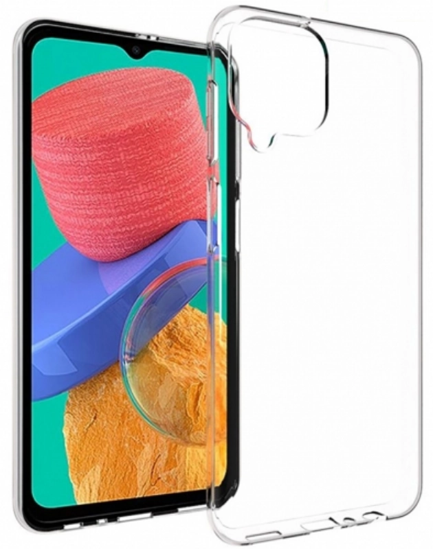 Samsung Galaxy M33 5G Kılıf Kamera Korumalı Esnek Silikon Kapak - Şeffaf