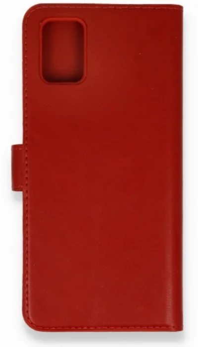Samsung Galaxy M51 Kapaklı Kılıf Trend S Cüzdanlı Kartlıklı Kapak - Kırmızı
