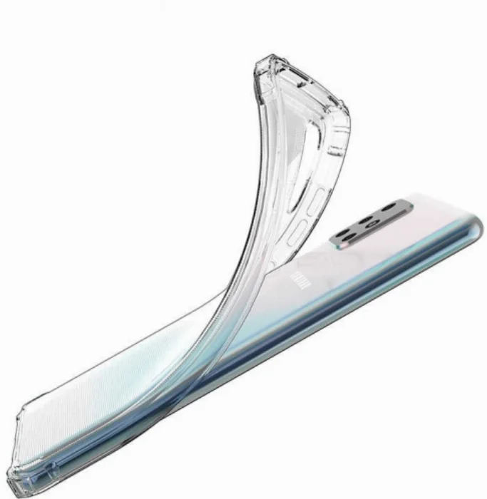 Samsung Galaxy M51 Kılıf Köşe Korumalı Airbag Şeffaf Silikon Anti-Shock
