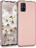 Samsung Galaxy M51 Kılıf İnce Soft Mat Renkli Esnek Silikon Kapak - Rose Gold