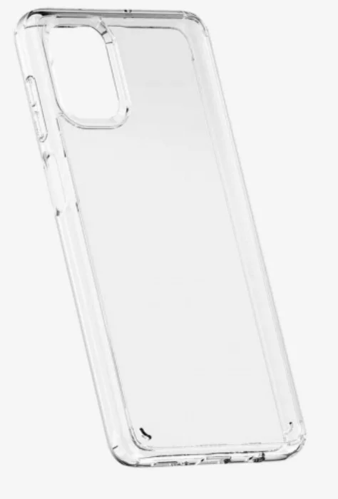 Samsung Galaxy M51 Kılıf Korumalı Kenarları Silikon Arkası Sert Coss Kapak  - Şeffaf