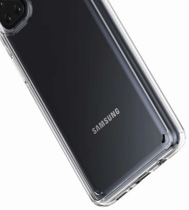 Samsung Galaxy M51 Kılıf Korumalı Kenarları Silikon Arkası Sert Coss Kapak  - Şeffaf