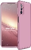 Samsung Galaxy M52 Kılıf 3 Parçalı 360 Tam Korumalı Rubber AYS Kapak - Rose Gold