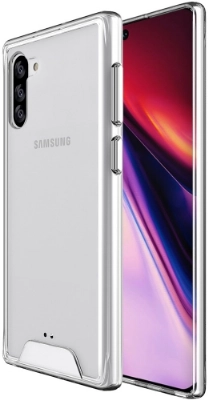 Samsung Galaxy Note 10 Kılıf Clear Guard Serisi Gard Kapak - Şeffaf