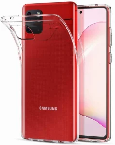 Samsung Galaxy Note 10 Lite Kılıf Ultra İnce Esnek Süper Silikon 0.3mm - Şeffaf