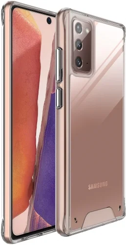 Samsung Galaxy Note 20 Kılıf Clear Guard Serisi Gard Kapak - Şeffaf