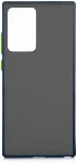 Samsung Galaxy Note 20 Ultra Kılıf Exlusive Arkası Mat Tam Koruma Darbe Emici - Siyah