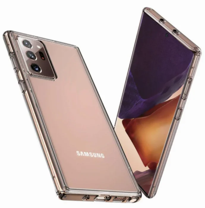 Samsung Galaxy Note 20 Ultra Kılıf Ultra İnce Esnek Süper Silikon 0.3mm - Şeffaf
