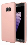 Samsung Galaxy Note 7 FE Fan Edition Kılıf İnce Soft Mat Renkli Esnek Silikon Kapak - Rose Gold