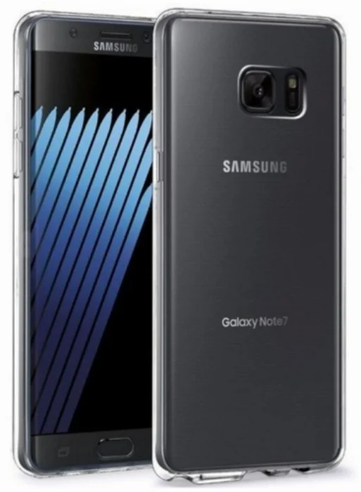 Samsung Galaxy Note 7 FE Fan Edition Kılıf Ultra İnce Kaliteli Esnek Silikon 0.2mm - Şeffaf