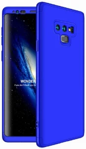 Samsung Galaxy Note 9 Kılıf 3 Parçalı 360 Tam Korumalı Rubber AYS Kapak  - Mavi