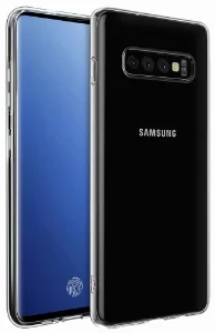 Samsung Galaxy S10 Kılıf Ultra İnce Esnek Süper Silikon 0.3mm - Şeffaf