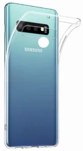 Samsung Galaxy S10 Kılıf Ultra İnce Kaliteli Esnek Silikon 0.2mm - Şeffaf