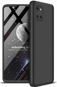 Samsung Galaxy S10 Lite Kılıf 3 Parçalı 360 Tam Korumalı Rubber AYS Kapak - Siyah