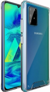 Samsung Galaxy S10 Lite Kılıf Clear Guard Serisi Gard Kapak - Şeffaf