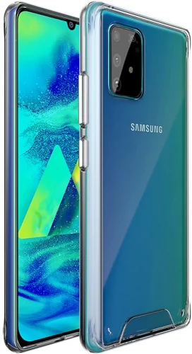 Samsung Galaxy S10 Lite Kılıf Clear Guard Serisi Gard Kapak - Şeffaf