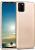 Samsung Galaxy S10 Lite Kılıf İnce Soft Mat Renkli Esnek Silikon Kapak - Gold