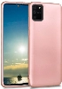 Samsung Galaxy S10 Lite Kılıf İnce Soft Mat Renkli Esnek Silikon Kapak - Rose Gold