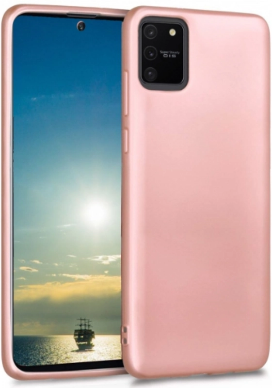 Samsung Galaxy S10 Lite Kılıf İnce Soft Mat Renkli Esnek Silikon Kapak - Rose Gold