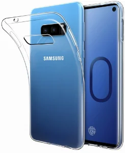Samsung Galaxy S10e Kılıf Ultra İnce Kaliteli Esnek Silikon 0.2mm - Şeffaf