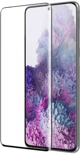 Samsung Galaxy S20 Esnek Süper Pet Jelatin Ekran Koruyucu - Siyah