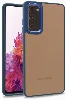 Samsung Galaxy S20 FE Kılıf Electro Silikon Renkli Flora Kapak - Mavi
