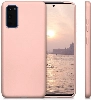 Samsung Galaxy S20 FE Kılıf İnce Soft Mat Renkli Esnek Silikon Kapak - Rose Gold