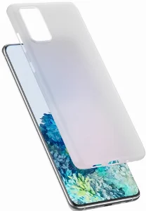 Samsung Galaxy S20 Kılıf Mat Şeffaf Esnek Kaliteli Ultra İnce PP Silikon  - Beyaz