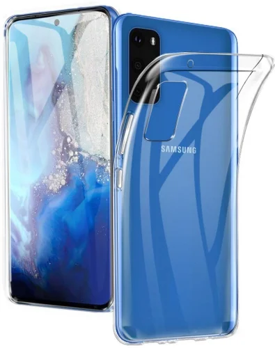 Samsung Galaxy S20 Kılıf Ultra İnce Esnek Süper Silikon 0.3mm - Şeffaf