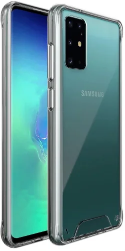 Samsung Galaxy S20 Plus Kılıf Clear Guard Serisi Gard Kapak - Şeffaf