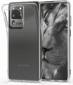 Samsung Galaxy S20 Ultra Kılıf Ultra İnce Esnek Süper Silikon 0.3mm - Şeffaf