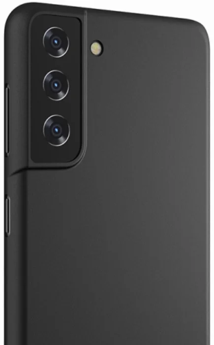 Samsung Galaxy S21 Kılıf Mat Esnek Kaliteli Ultra İnce PP Silikon 0.2mm - Siyah