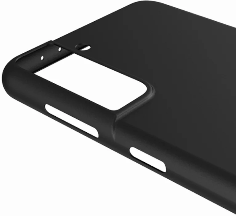 Samsung Galaxy S21 Kılıf Mat Esnek Kaliteli Ultra İnce PP Silikon 0.2mm - Siyah