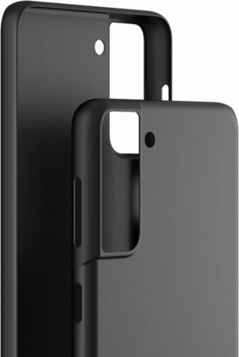 Samsung Galaxy S21 Plus Kılıf Mat Esnek Kaliteli Ultra İnce PP Silikon 0.2mm - Siyah