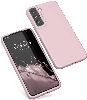 Samsung Galaxy S22 Kılıf İnce Soft Mat Renkli Esnek Silikon Kapak - Rose Gold