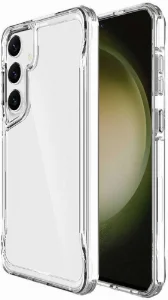 Samsung Galaxy S24 Kılıf Şeffaf TPU Kenarları Esnek Crystal T-Max Kapak - Şeffaf