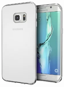 Samsung Galaxy S7 Edge Kılıf Ultra İnce Kaliteli Esnek Silikon 0.2mm - Şeffaf