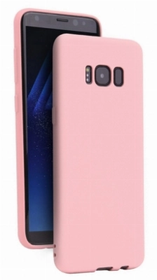 Samsung Galaxy S8 Kılıf İnce Soft Mat Renkli Esnek Silikon Kapak - Rose Gold