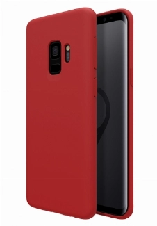 Samsung Galaxy S9 Kılıf İnce Soft Mat Renkli Esnek Silikon Kapak - Bordo