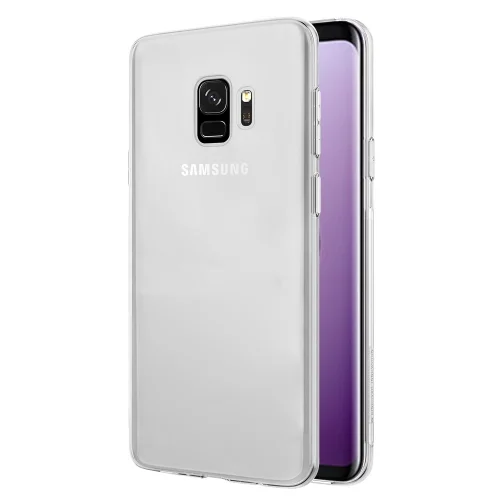 Samsung Galaxy S9 Kılıf Ultra İnce Kaliteli Esnek Silikon 0.2mm - Şeffaf