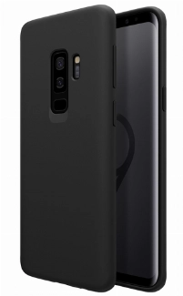 Samsung Galaxy S9 Plus Kılıf İnce Soft Mat Renkli Esnek Silikon Kapak - Siyah