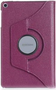 Samsung Galaxy Tab A 8 (T290) Tablet Kılıfı 360 Derece Dönebilen Standlı Kapak - Mor
