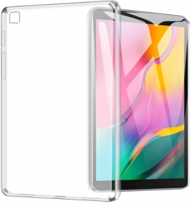 Samsung Galaxy Tab A7 T500 İnce Şeffaf Tablet Süper Silikon - Şeffaf