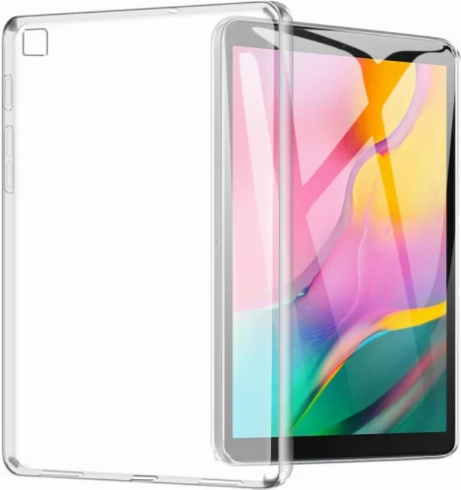 Samsung Galaxy Tab A7 T500 İnce Şeffaf Tablet Süper Silikon - Şeffaf