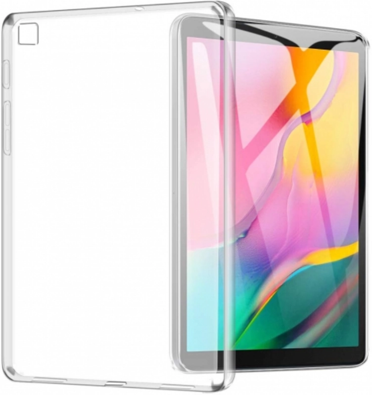 Samsung Galaxy Tab A7 T500 İnce Şeffaf Tablet Süper Silikon - Şeffaf