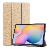 Samsung Galaxy Tab A7 T500 Tablet Kılıfı Standlı Smart Cover Kapak - Gold