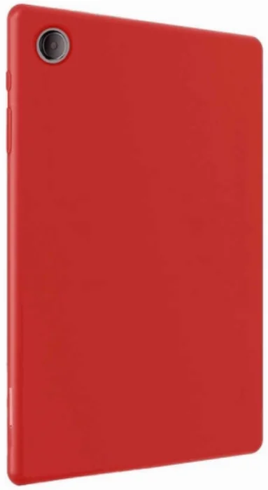 Samsung Galaxy Tab A8 10.5 SM-X200 Kılıf Esnek Tablet Beg Silikon - Kırmızı